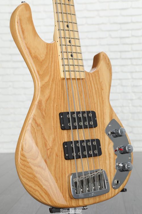 G&L CLF Research L-2500 Bass Guitar - Natural Ash | Sweetwater