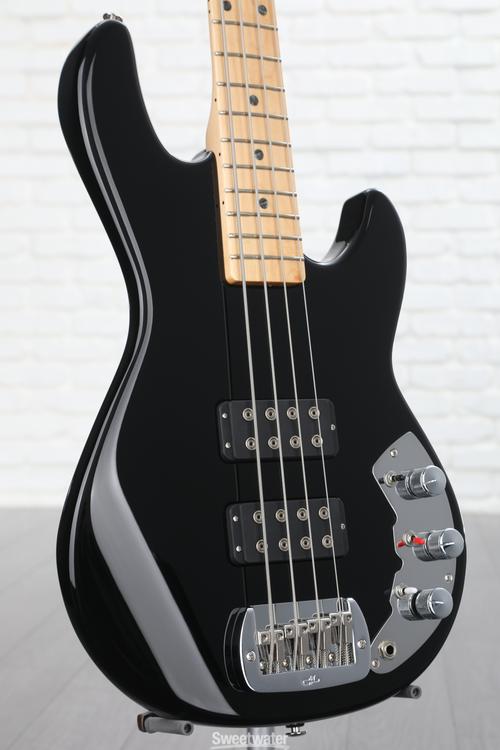 G&L CLF Research L2000 Bass Guitar Jet Black with Maple Fingerboard