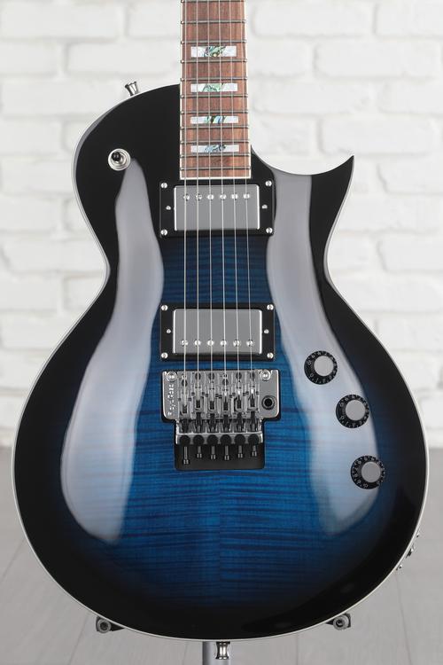 ESP LTD Alex Skolnick Signature AS-1FR - Black Aqua Sunburst 