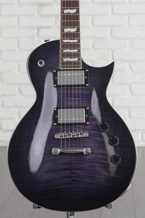 ESP LTD EC-256FM - See Thru Purple Burst | Sweetwater