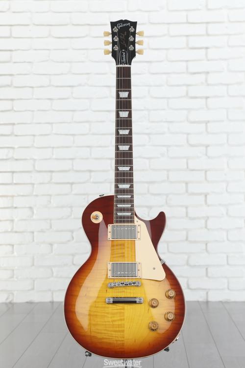 Gibson Les Paul Standard '50s AAA Top Electric Guitar - Iced Tea,  Sweetwater Exclusive