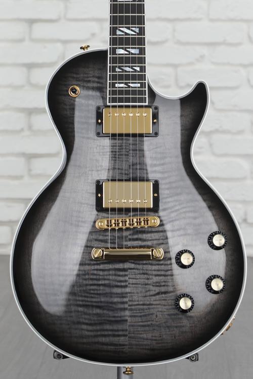 Gibson Les Paul Supreme Electric Guitar - Trans Ebony Burst 