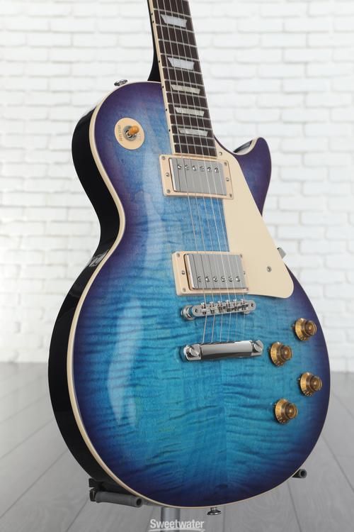 Gibson Les Paul Standard '50s Figured Top Electric Guitar - Blueberry ...