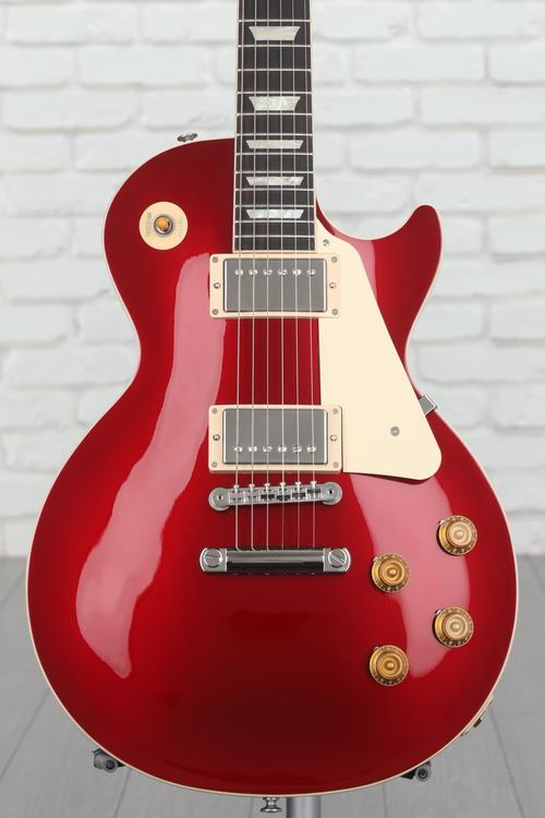 Gibson Les Paul Standard '50s Plain Top Electric Guitar - Sparkling Burgundy