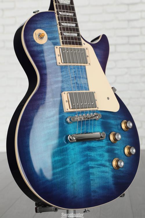 Gibson Les Paul Standard '60s Figured Top Electric Guitar - Blueberry ...