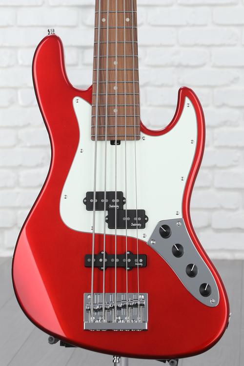 Sadowsky MetroExpress 21-Fret Hybrid PJ 5-string Bass - Candy Apple Red ...