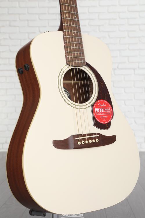 Fender Malibu Player Acoustic-electric Guitar - Olympic White