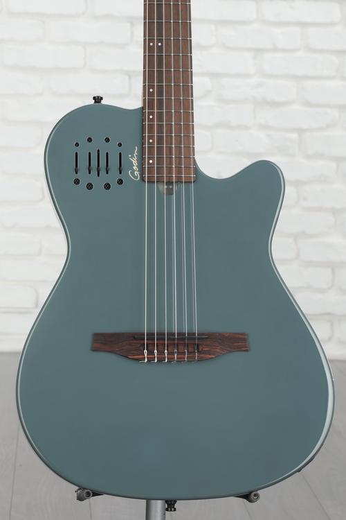 Godin Multiac Mundial Nylon Acoustic-electric Guitar - Arctik Blue 