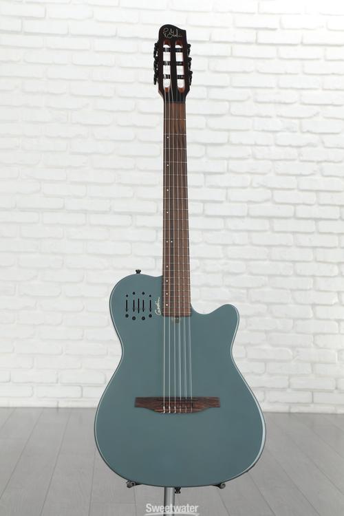 Godin Multiac Mundial Nylon Acoustic-electric Guitar - Arctik Blue 