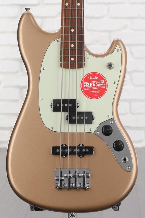 Fender Player Mustang Bass PJ - Firemist Gold