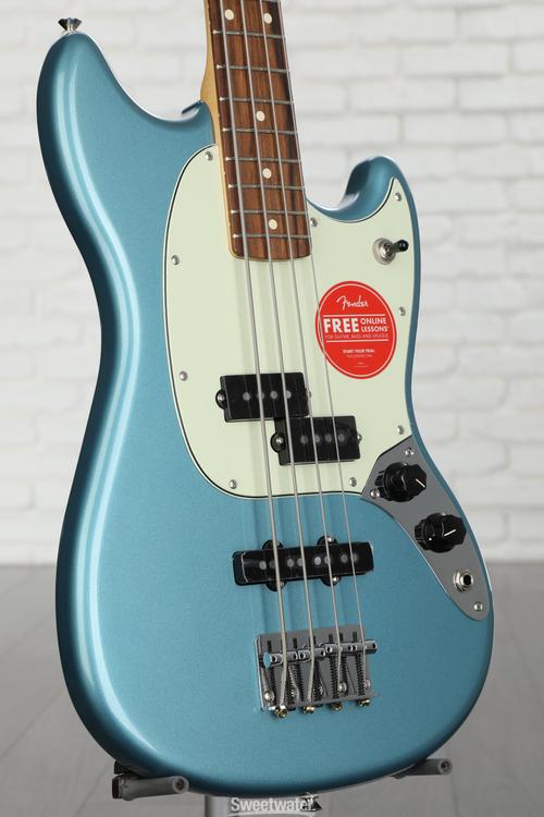 Fender Special Edition Mustang PJ Bass - Tidepool with Pau Ferro  Fingerboard - Sweetwater Exclusive in the USA