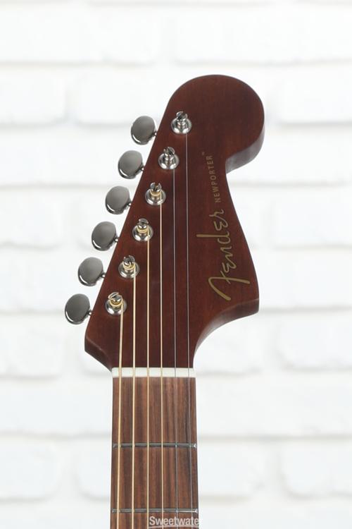 Fender Newporter Special Acousticelectric Guitar Honey Burst