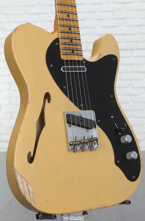 Fender Custom Shop Limited-edition Nocaster Thinline Relic Electric ...