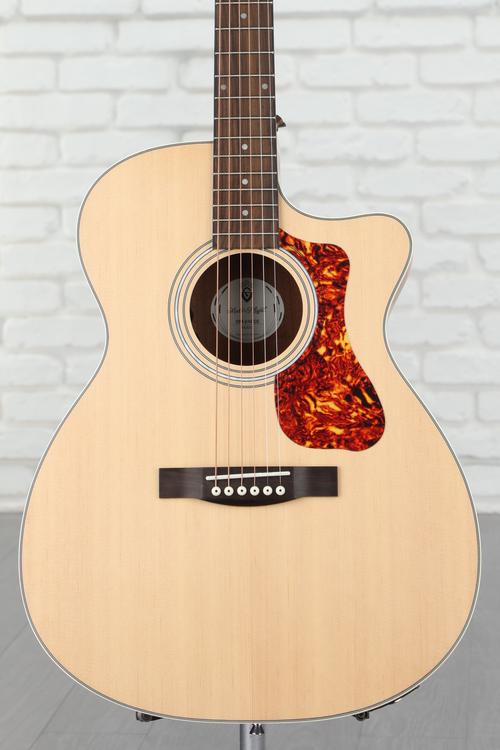 Guild OM-240CE, Orchestra Acoustic-Electric Guitar - Natural