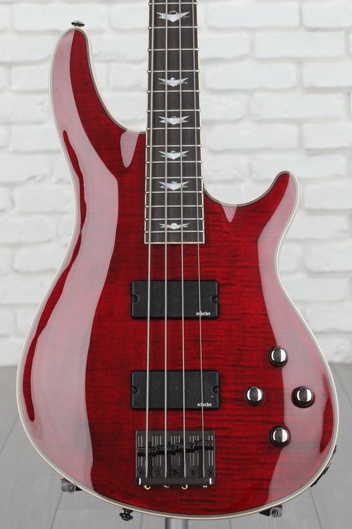 Schecter Omen Extreme-4 Bass Guitar - Black Cherry | Sweetwater