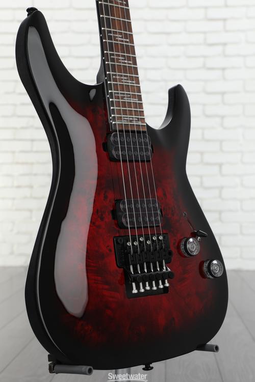 Schecter Omen Elite-6 FR Electric Guitar - Black Cherry Burst