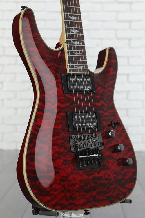 Schecter Omen Extreme-6 FR Electric Guitar - Black Cherry