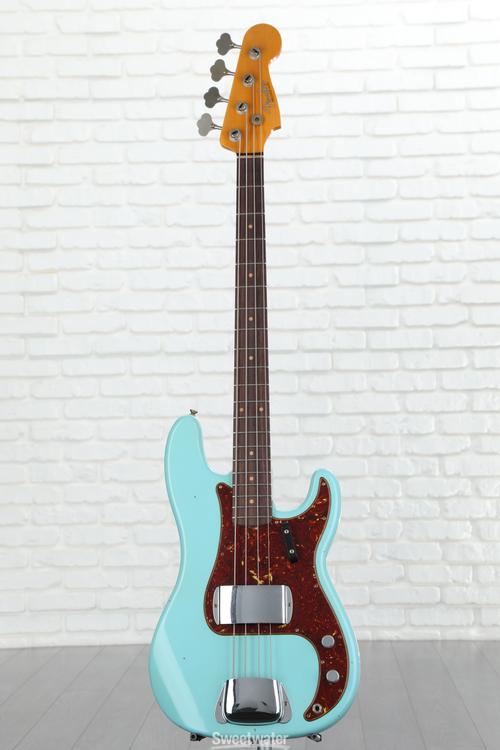 Fender Custom Shop '63 Precision Bass Journeyman Relic - Aged Daphne Blue
