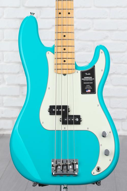 Fender American Professional II Precision Bass - Miami Blue with