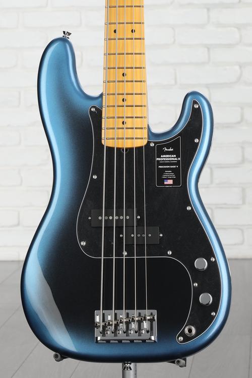 Fender American Professional II Precision Bass V - Dark Night with 