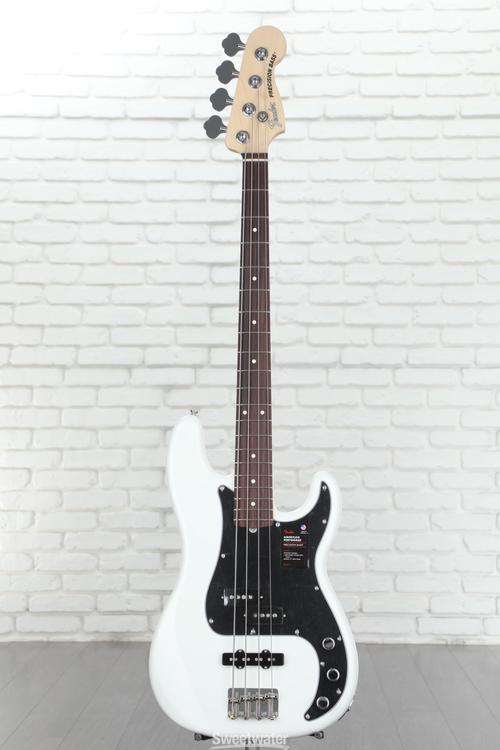 Fender American Performer Precision Bass - Arctic White with Rosewood ...