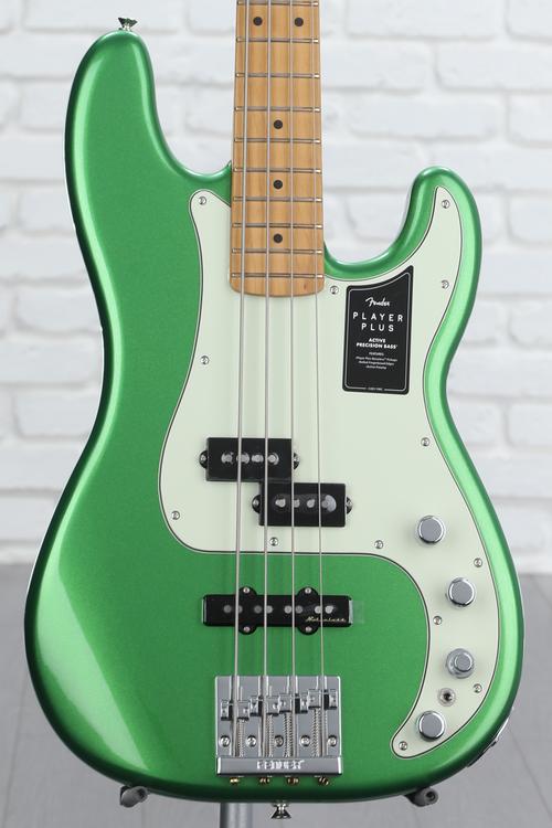 Fender Player Plus Active Precision Bass - Cosmic Jade with Maple  Fingerboard