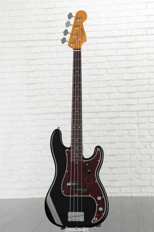 Fender American Vintage II 1960 Precision Bass - Black | Sweetwater