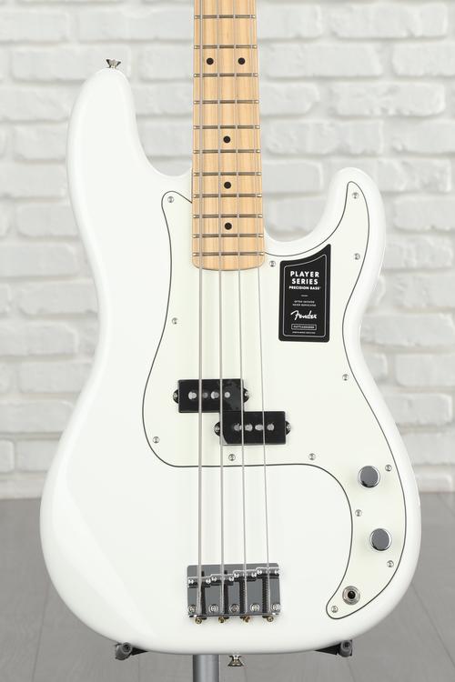 Fender Player Precision Bass - Polar White with Maple Fingerboard