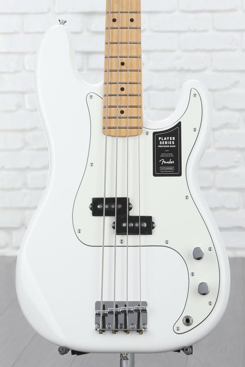 Fender Player Precision Bass - Polar White with Maple Fingerboard