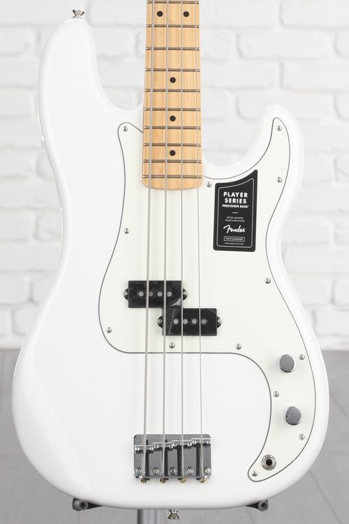 Fender Player Precision Bass - Polar White with Maple Fingerboard