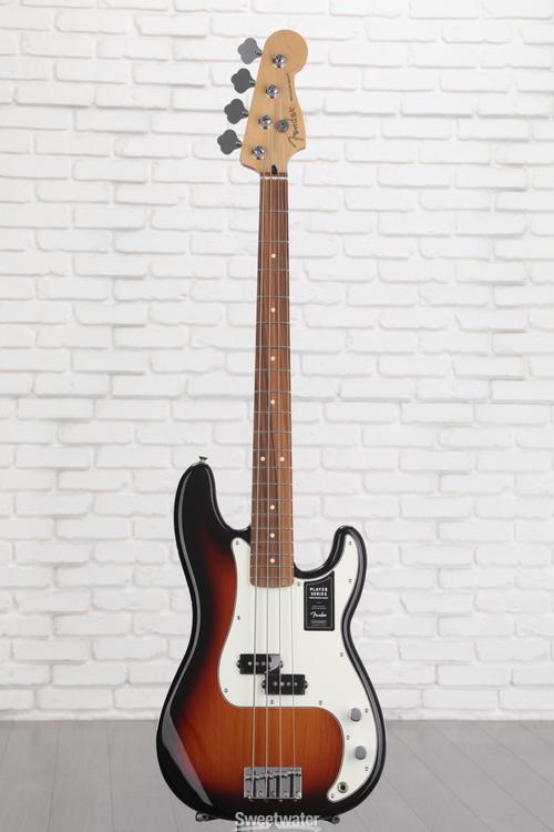 Fender Player Precision Bass - 3-Tone Sunburst with Pau Ferro Fingerboard