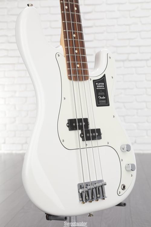 Fender Player Precision Bass - Polar White with Pau Ferro Fingerboard