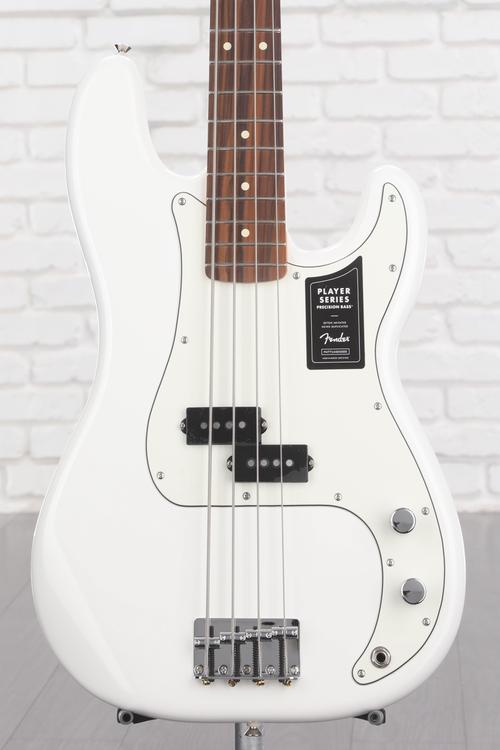 Fender Player Precision Bass - Polar White with Pau Ferro Fingerboard