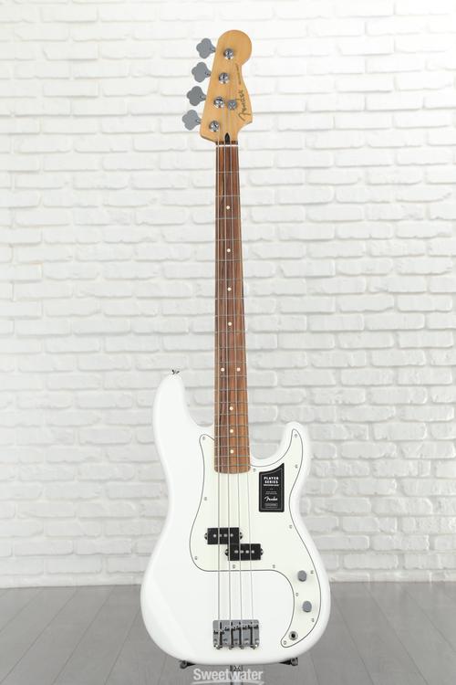 Fender Player Precision Bass - Polar White with Pau Ferro Fingerboard ...