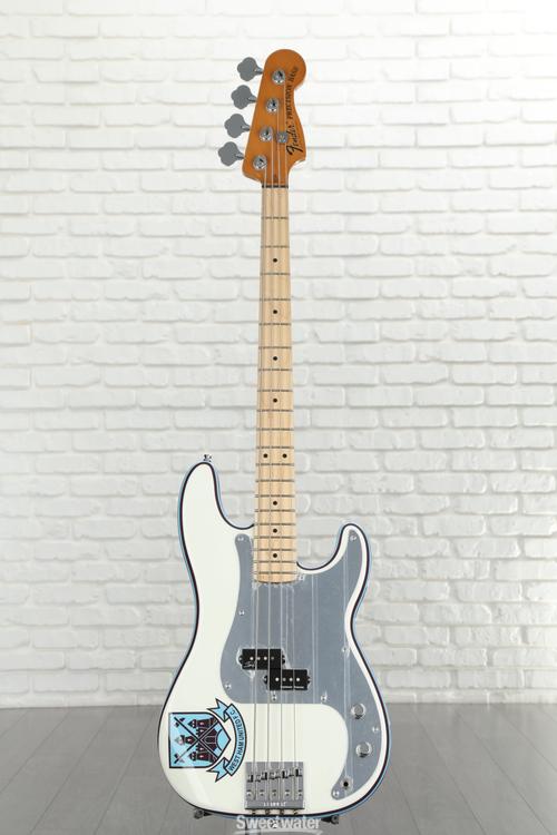 Fender Steve Harris Precision Bass - Olympic White | Sweetwater