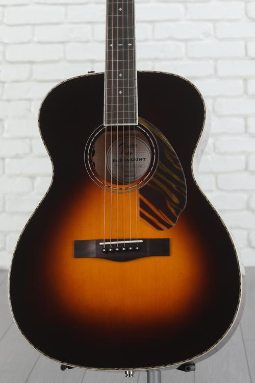 Fender Paramount PO-220E Orchestra Acoustic-electric Guitar - 3 