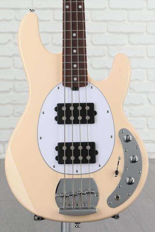 Sterling By Music Man StingRay RAY4HH Bass Guitar - Vintage Cream 
