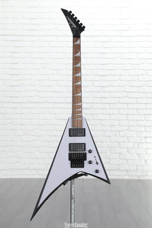 Jackson X Series Rhoads RRX24 - Battle Ship Gray with Black Bevels ...