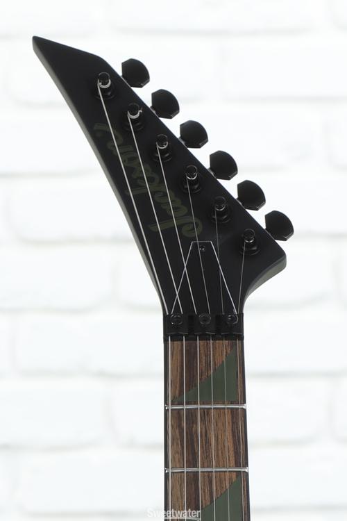 Jackson X Series Rhoads RRX24 - Matte Army Drab with Black Bevels ...