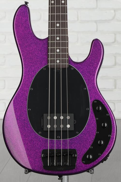 Sterling By Music Man StingRay RAY34 Bass Guitar - Purple Sparkle 
