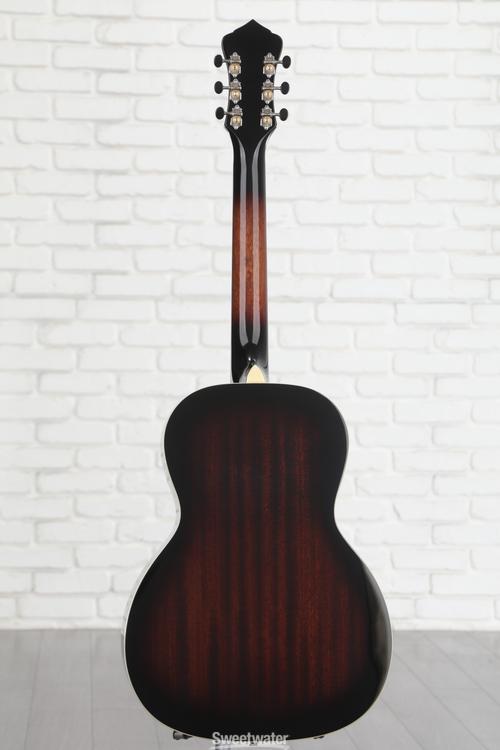 Recording King Rattlesnake Small Body Resonator Guitar Gloss Sunburst Sweetwater