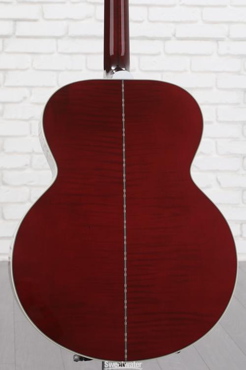 Gibson Acoustic SJ-200 Standard Maple Acoustic Guitar - Wine Red 