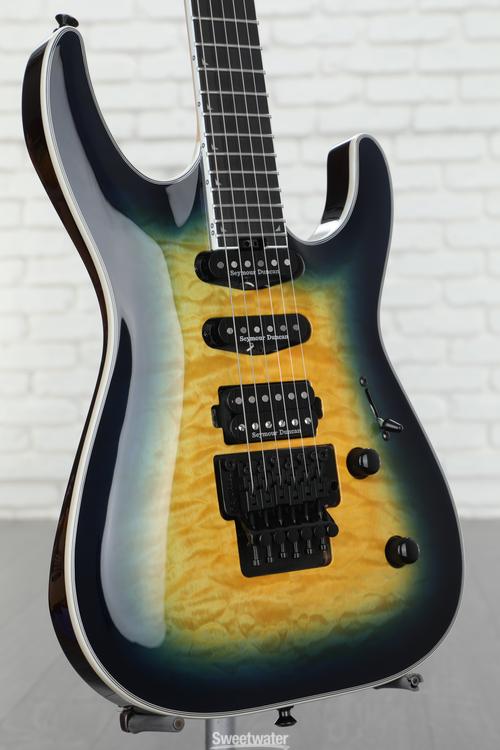 Jackson Pro Plus Series Soloist SLA3Q Electric Guitar - Amber Blue ...