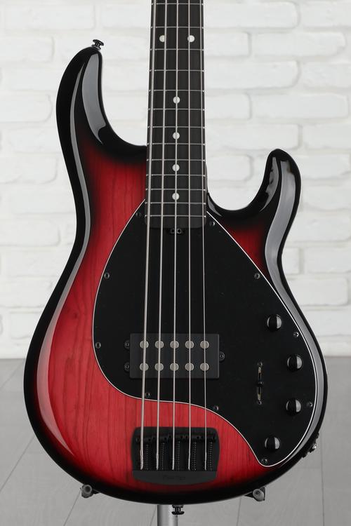 Ernie Ball Music Man StingRay Special 5 Bass Guitar - Raspberry Burst with  Ebony Fingerboard