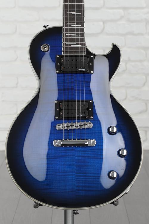 Schecter Solo-II Supreme Electric Guitar - See Thru Blue Burst 