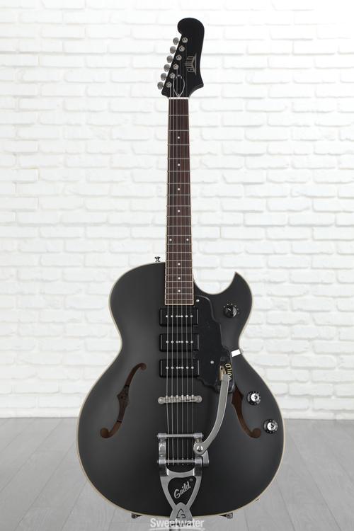 Guild Starfire I Jet 90 Electric Guitar - Satin Black | Sweetwater