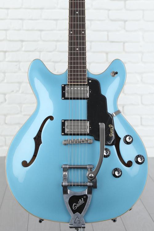 Guild Starfire I DC Semi-Hollow Electric Guitar - Pelham Blue