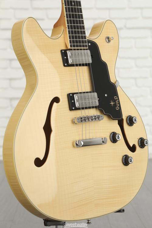 Guild Starfire IV Semi-Hollow Electric Guitar - Natural | Sweetwater