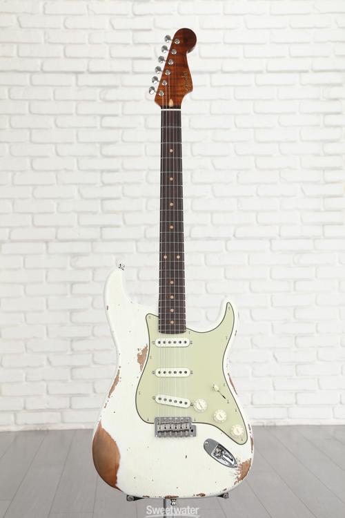 Fender Custom Shop GT11 Heavy Relic Stratocaster - Olympic White ...