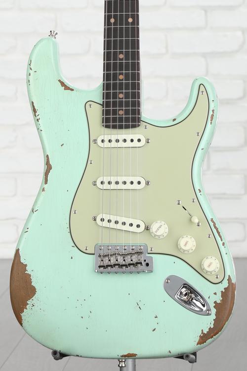 Fender Custom Shop GT11 Heavy Relic Stratocaster - Surf Green - Sweetwater  Exclusive